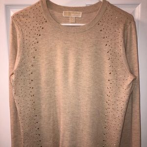 Michael Kors Lightweight Studded Sweater. Sz M